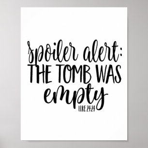 Affiche Pâques Il Est Ressuscité Alerte Spoiler Le Tombeau
