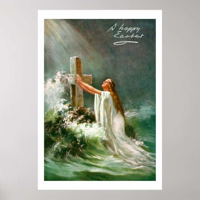 Affiche Pâques joyeuses (Devant)