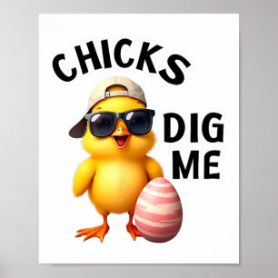 Affiche Pâques Me Les Filles Adorent