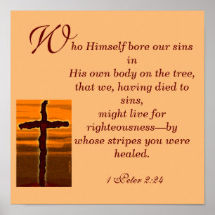 Affiche Par les rayures de qui vous avez été guéri