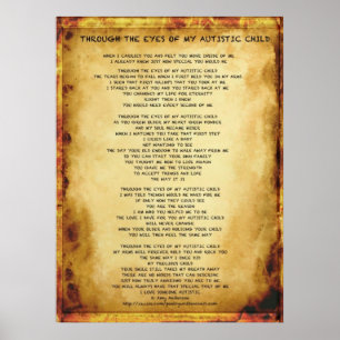 Affiche Par les yeux de mon enfant autiste (affiche)