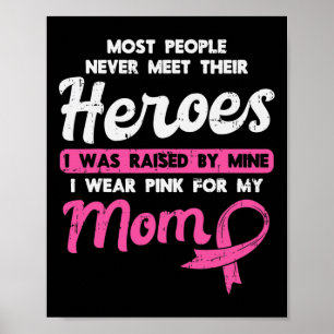 Affiche Par My Heroe Pink Pour Maman Sensibilisation au ca