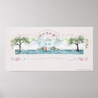 Affiche Par Sagesse Une Maison Est Construite