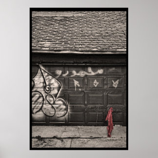 Affiche Par Un Fil De Porte Arrière...