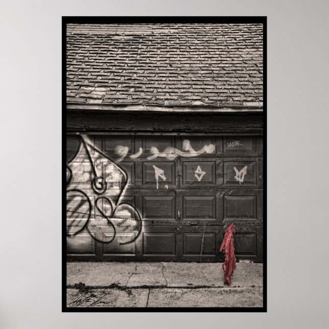 Affiche Par Un Fil De Porte Arrière... (Devant)