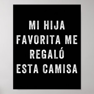 Affiche Para Papa E Hija Camisa Graciosa Para Papa Y Mama