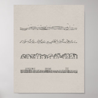 Affiche Parabole minimaliste de la puissance - Matthieu 13