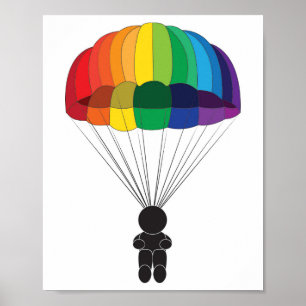 Affiche Parachutisme