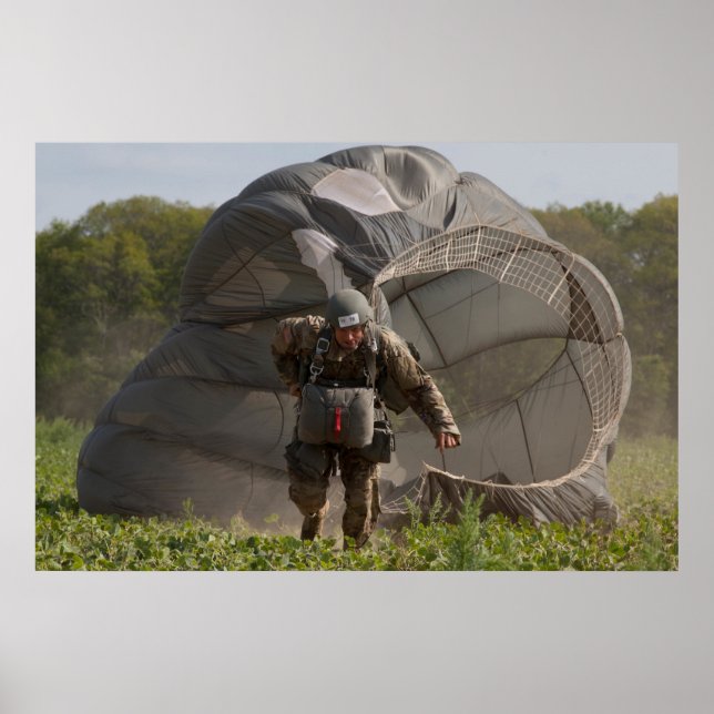 Affiche Parachutiste de l'armée (Devant)