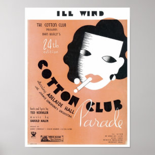 Affiche Parade du club de coton d'Ill Wind Vintage couvert