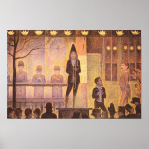 Affiche Parade Georges Seurat-Circus