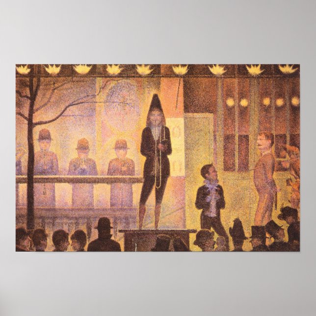 Affiche Parade Georges Seurat-Circus (Devant)