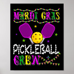 Affiche Parades de l'équipe d'équipement de la Mardi Gras
