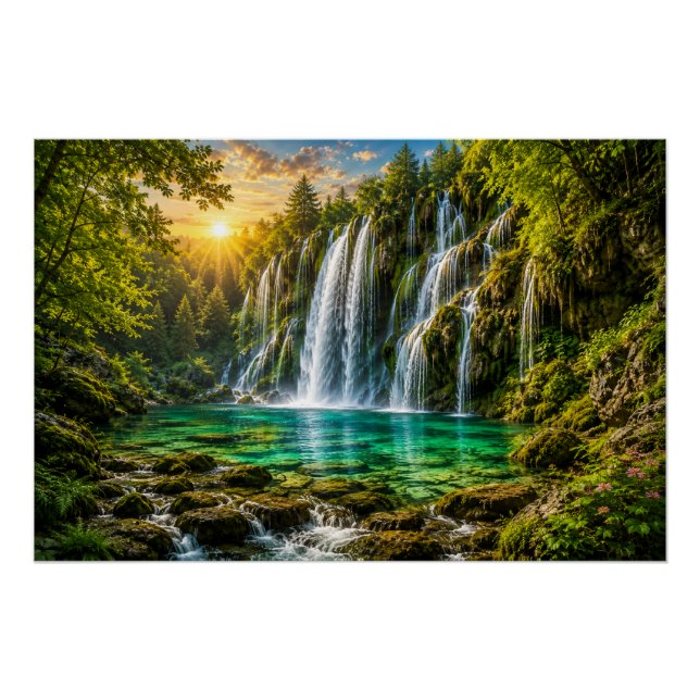 Affiche Paradis de la Cascade d'Émeraude (Devant)