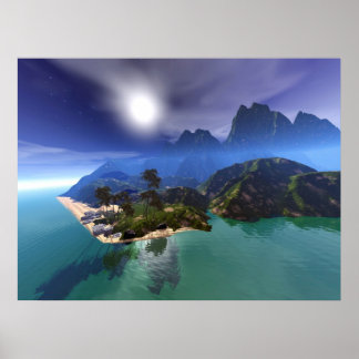 Affiche Paradis de l'île