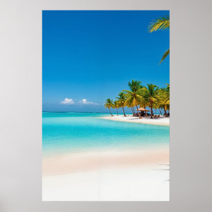 Affiche Paradis des îles tropicales