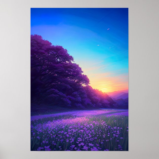 Affiche Paradis pourpre (Devant)