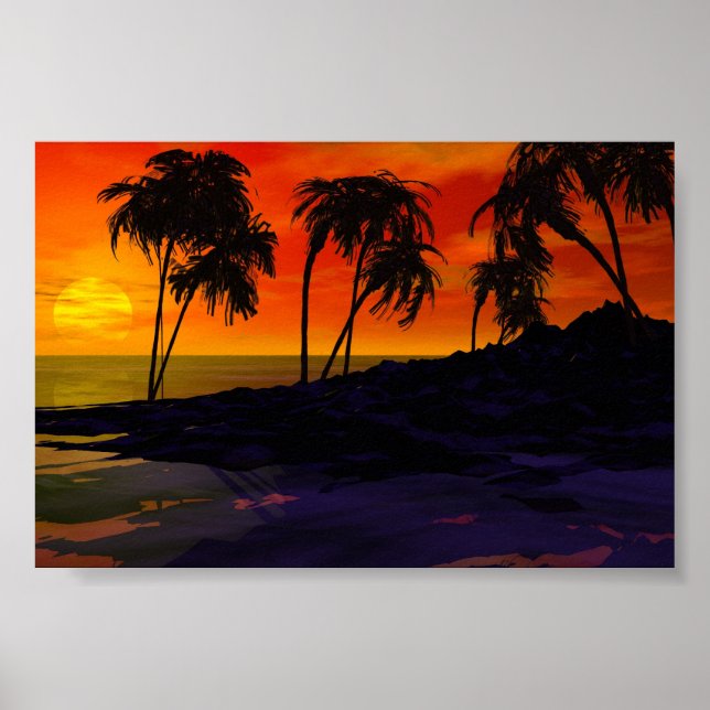 Affiche Paradis tropical (Devant)