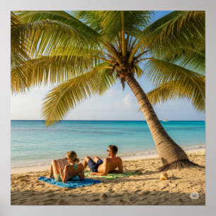 Affiche Paradise Beach Scene