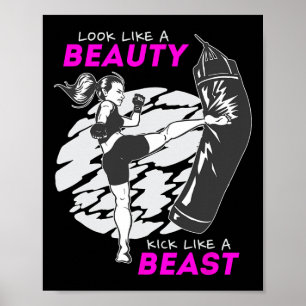 Affiche Paraître comme une beauté, botter comme une bête -
