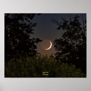 Affiche Paramètre de lune de croissant