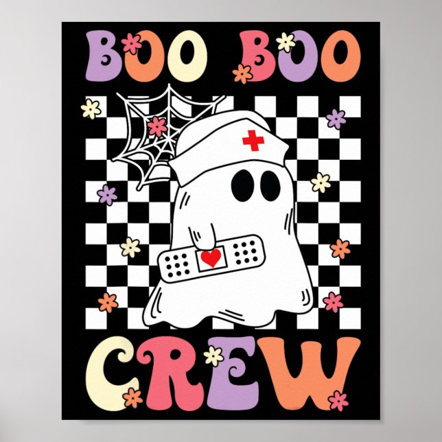 Affiche Paramètre Emt Ems super Boo Boo Crew Nurse Ghost (Devant)