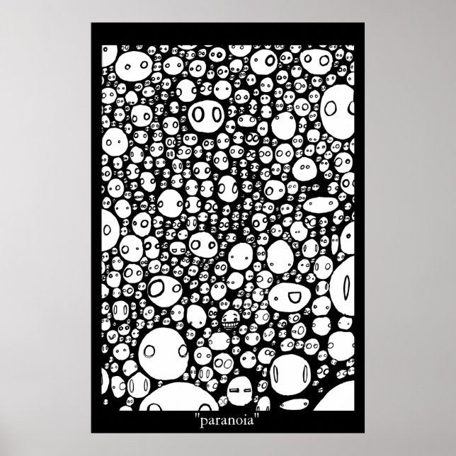 Affiche paranoïa (Devant)