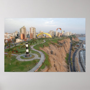 Affiche Parapente au Pérou