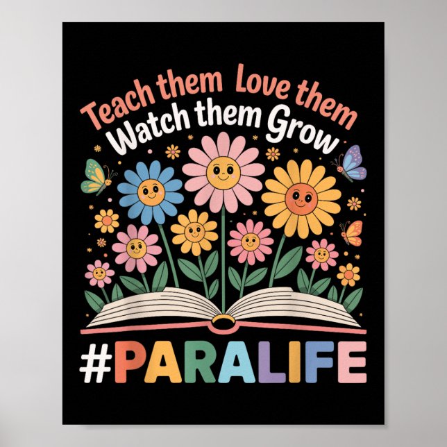 Affiche Paraprofessionnel Para Life Enseignant Retour À (Devant)
