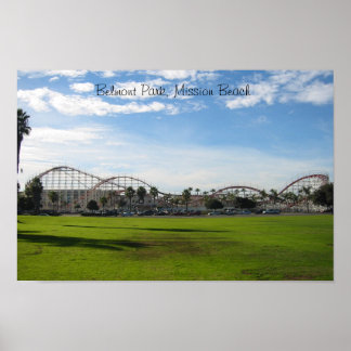 Affiche Parc Belmont, Mission Beach