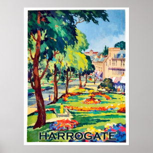 Affiche Parc dans Harrogate ville spa, North Yorkshire