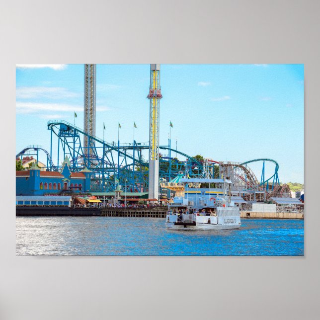 Affiche Parc d'attractions Grona Lund, Stockholm, Suède (Devant)