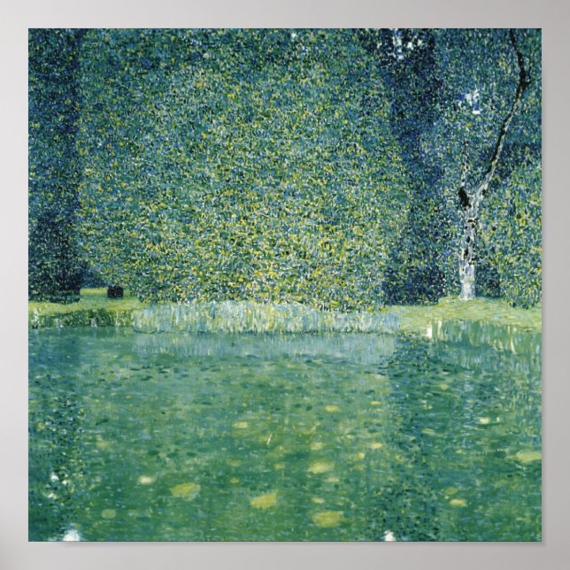 Affiche Parc de Schloss Kammer — Gustav Klimt (1910) (Devant)