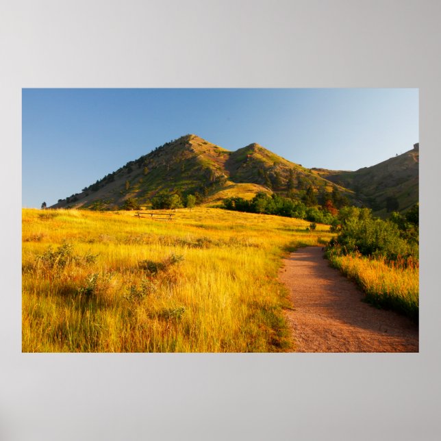 Affiche Parc d'état de Bear Butte, Dakota du Sud (Devant)