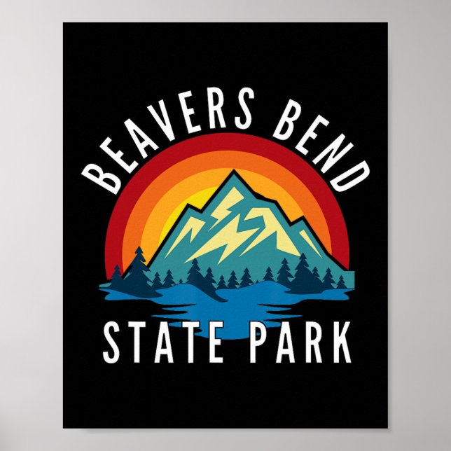 Affiche Parc d'État de Beavers Bend Oklahoma  (Devant)