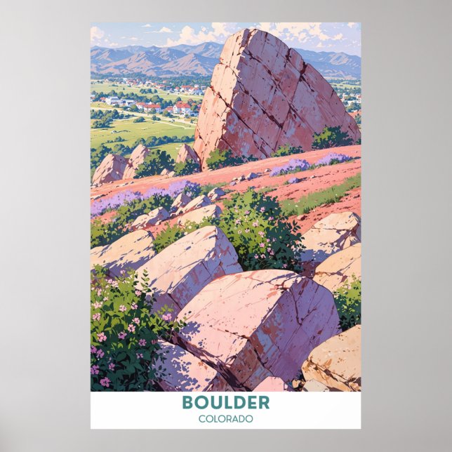 Affiche Parc d'état de Boulder-Colorado (Devant)