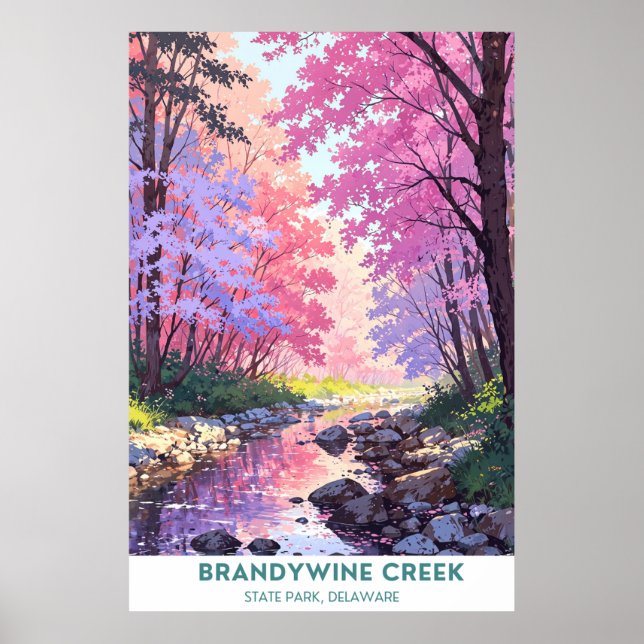 Affiche Parc d'état de Brandywine Creek, Delaware (Devant)