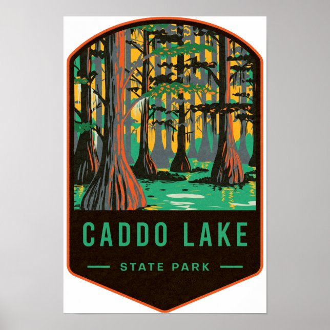 Affiche Parc d'état de Caddo Lake (Devant)
