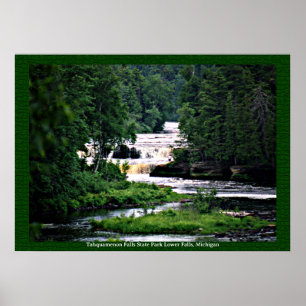 Affiche Parc d'État de Lower Tahquamenon Falls, Michigan