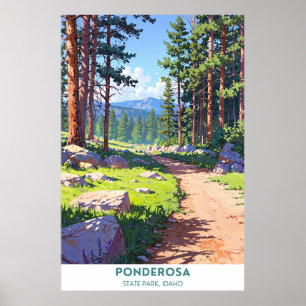Affiche Parc d'état de Ponderosa, Idaho