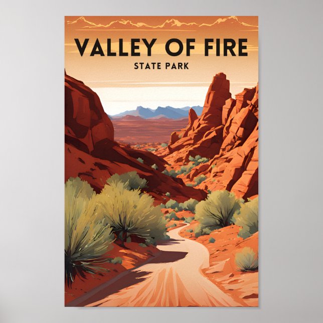Affiche Parc d'état de Valley of Fire (Devant)