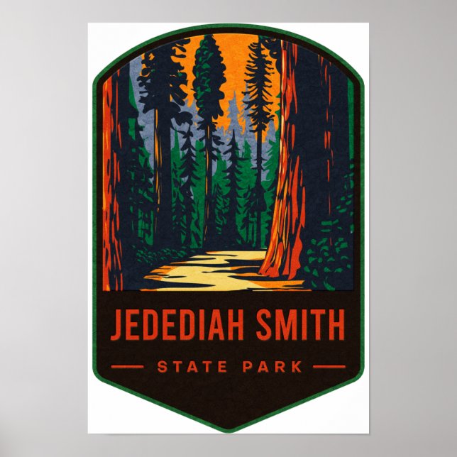 Affiche Parc d'état Jedediah Smith (Devant)