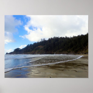 Affiche Parc d'État Oswald West, côte de l'Oregon