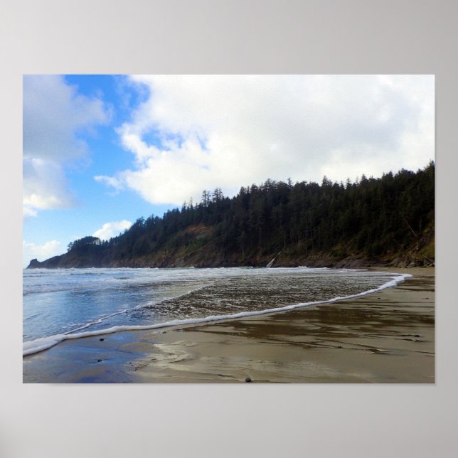 Affiche Parc d'État Oswald West, côte de l'Oregon (Devant)