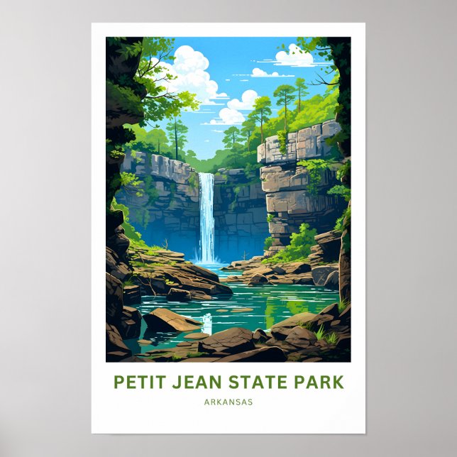 Affiche Parc d'état Petit Jean Arkansas Imprimer (Devant)