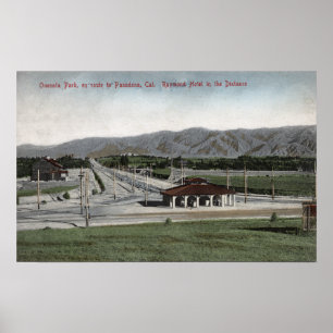 Affiche Parc d'Oneonta et hôtel de Raymond