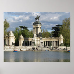 Affiche Parc du Retiro de Buen, Madrid, Espagne