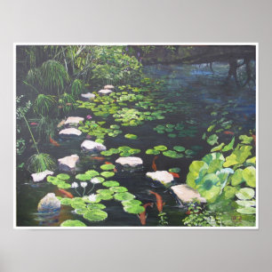Affiche Parc Lillies de Zilker