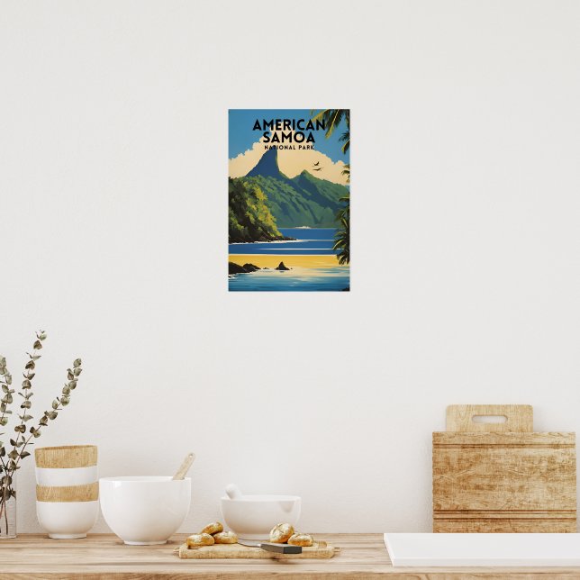Affiche Parc national américain de Vintage (Cuisine)