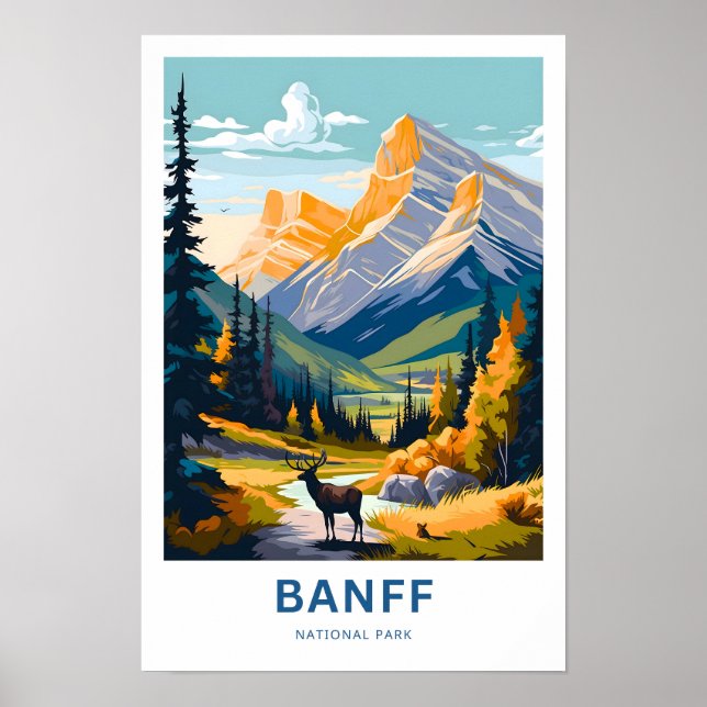 Affiche Parc national Banff Imprimer (Devant)